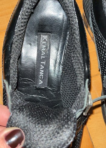 KEMAL TANCA Siyah Kadın Dolgu Topuk Spor Ayakkabı - Görsel 3