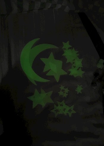 Yeşil Ay ve Yıldız Parlak Dekorasyon Seti - Görsel 3