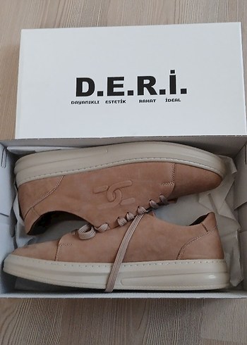 Vizon Nubuk Deri Ayakkabı (Deri Marka) - Görsel 9