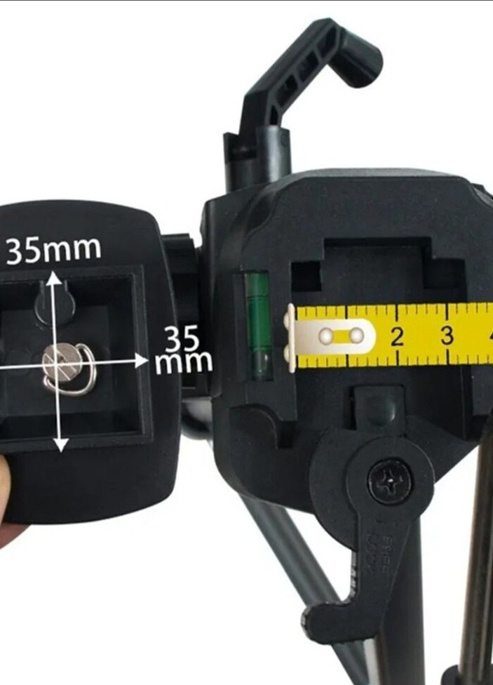 Kamera Tripod Plate Adaptörü 35x35 mm - Görsel 4