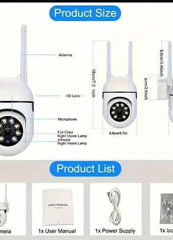 Wifi Kamera Kapalı - 2548x1536p Apartman Dış Kapısı İçin Kamera - Görsel 9