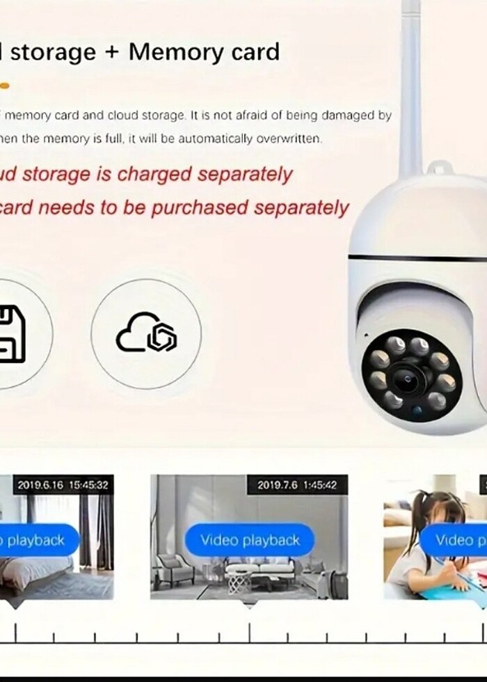 Wifi Kamera Kapalı - 2548x1536p Apartman Dış Kapısı İçin Kamera - Görsel 3