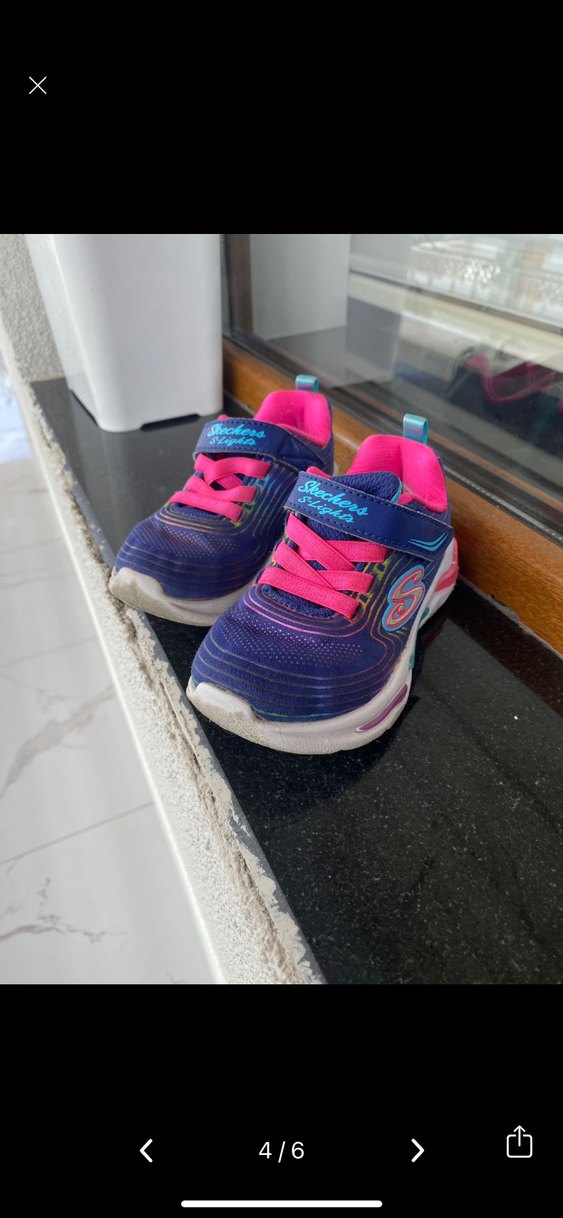 Kız Çocuk Renkli Spor Ayakkabı - Görsel 3