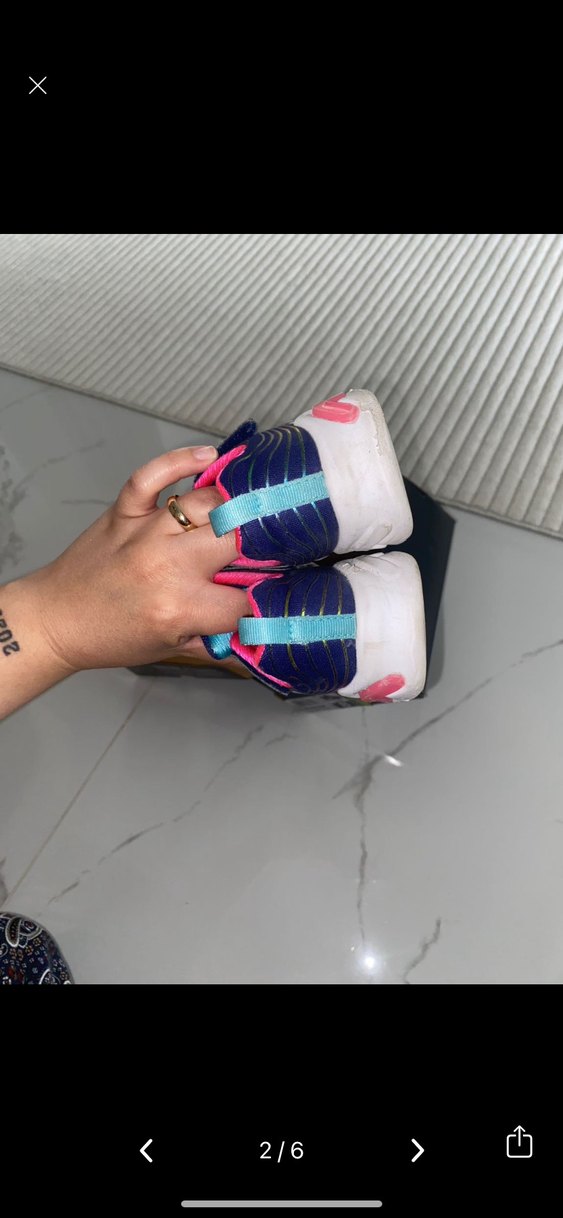 Kız Çocuk Renkli Spor Ayakkabı - Görsel 2