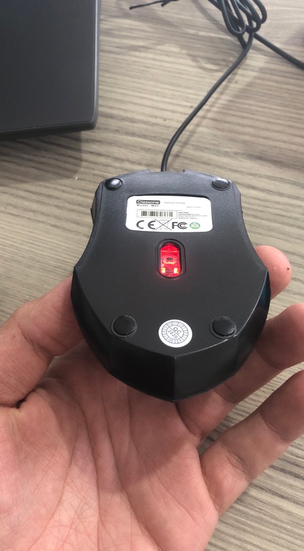 Classone Kırmızı Optik Tekerlekli Mouse M03 - Görsel 3