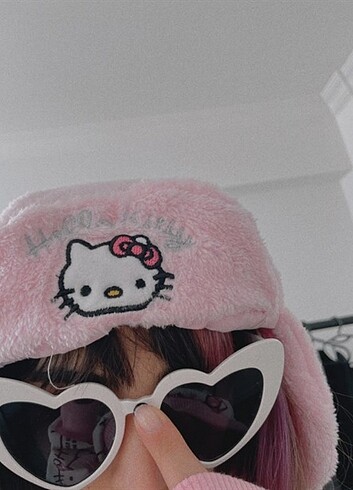  Beden pembe Renk Hello Kitty şapka 