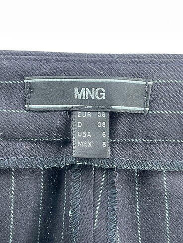 38 Beden siyah Renk Mango Kumaş Pantolon %70 İndirimli.