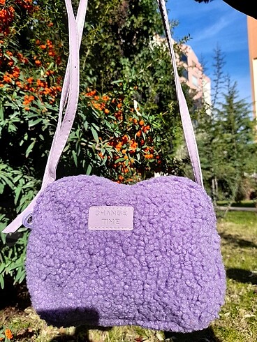 Diğer Lila peluş çanta