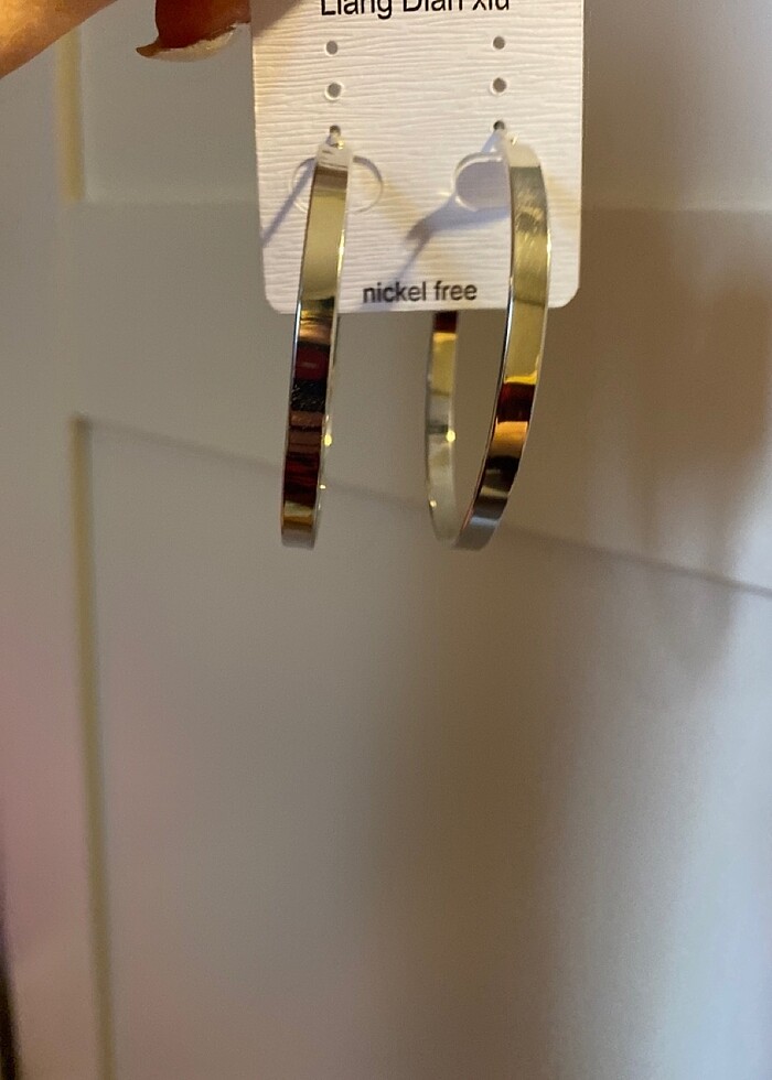 gümüş halka küpe - Görsel 2