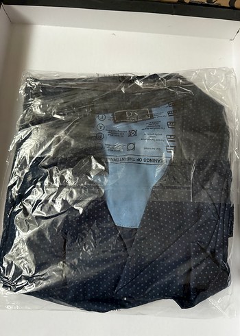 Lacivert Erkek Normal Kesim Pijama Takımı ds damat - Görsel 2