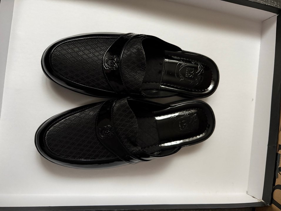 D'S Damat Siyah Desenli Kemerli Klasik Erkek Ayakkabı - Görsel 2