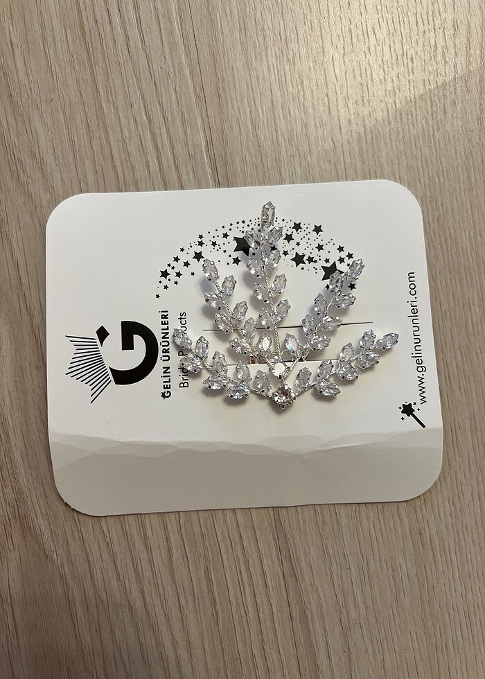 Gelin Taşlı Tarak Saç Aksesuarı - Görsel 3
