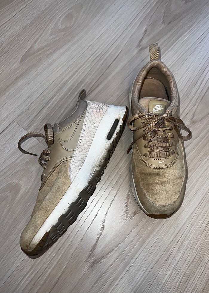 Nike Air Max Thea Bej Renk Spor Ayakkabı - Görsel 2