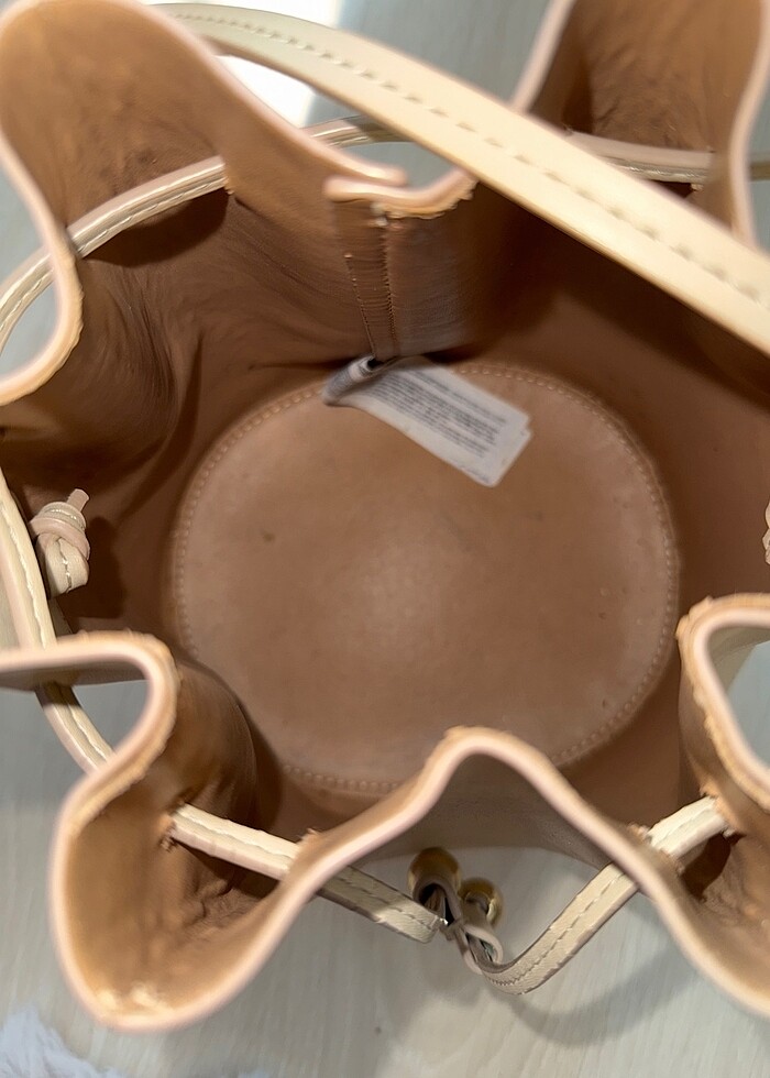 Mango Krem Bucket Çanta - Görsel 3