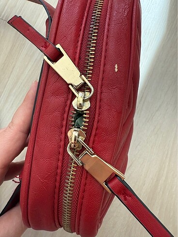 Mango Kırmızı Bel Çantası - Görsel 6