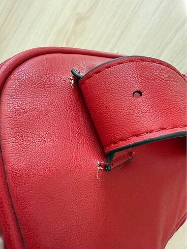 Mango Kırmızı Bel Çantası - Görsel 8