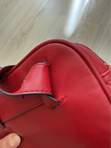 Mango Kırmızı Bel Çantası - Görsel 9