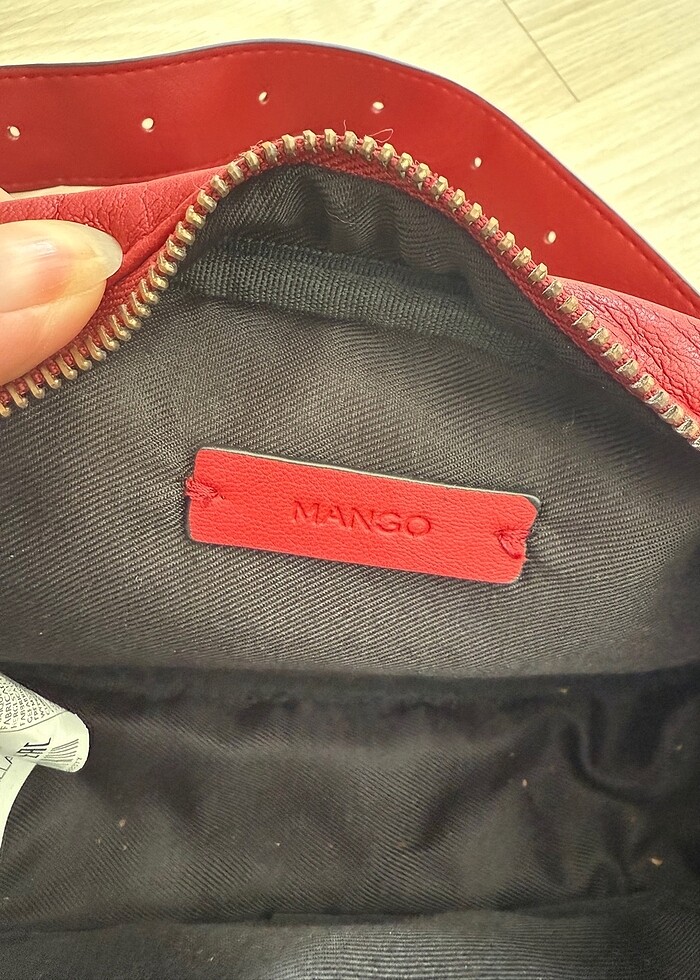 Mango Kırmızı Bel Çantası - Görsel 2