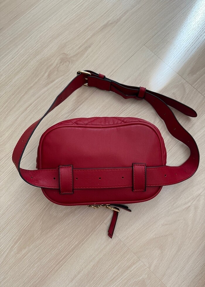 Mango Kırmızı Bel Çantası - Görsel 3