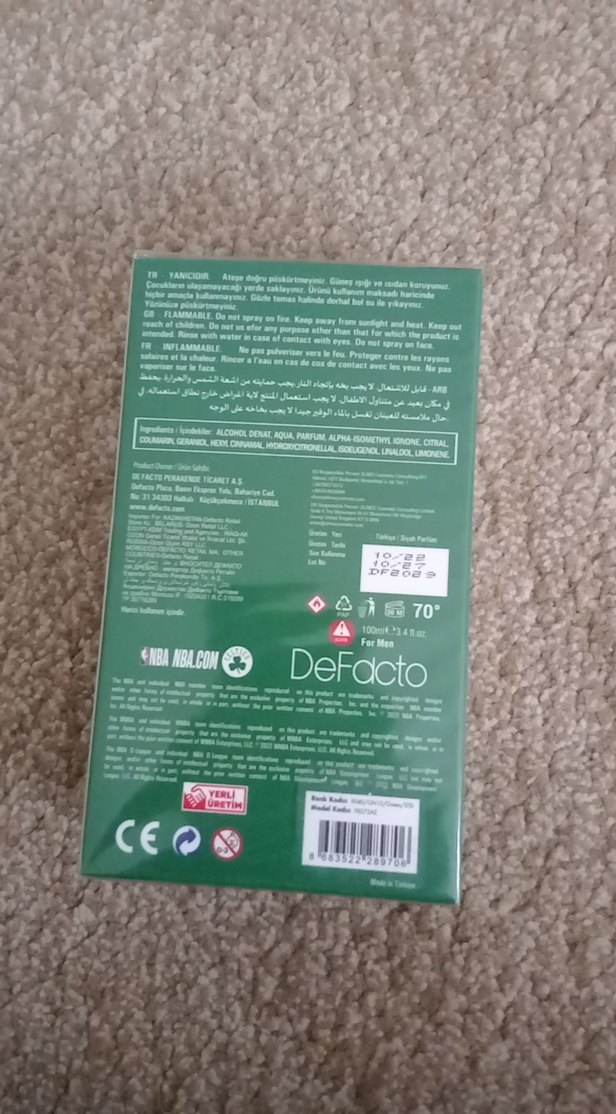 Boston Celtics Erkek Parfümü 100ml - Görsel 3