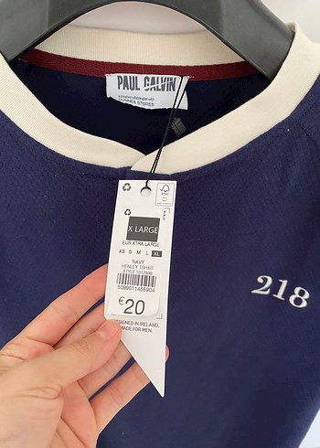 m Beden Düğmeli Lacivert Erkek Polo Tişört