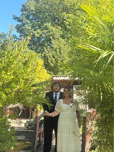 52 Beden beyaz Renk Büyük Beden Bride & Dış Çekim Elbisesi