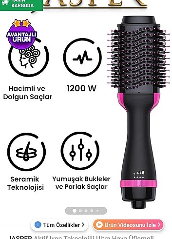 Fönlü sac duzlestirici