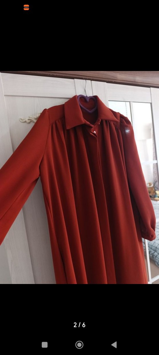 kiremit Uzun Kesim Salaş Kadın tunik - Görsel 2