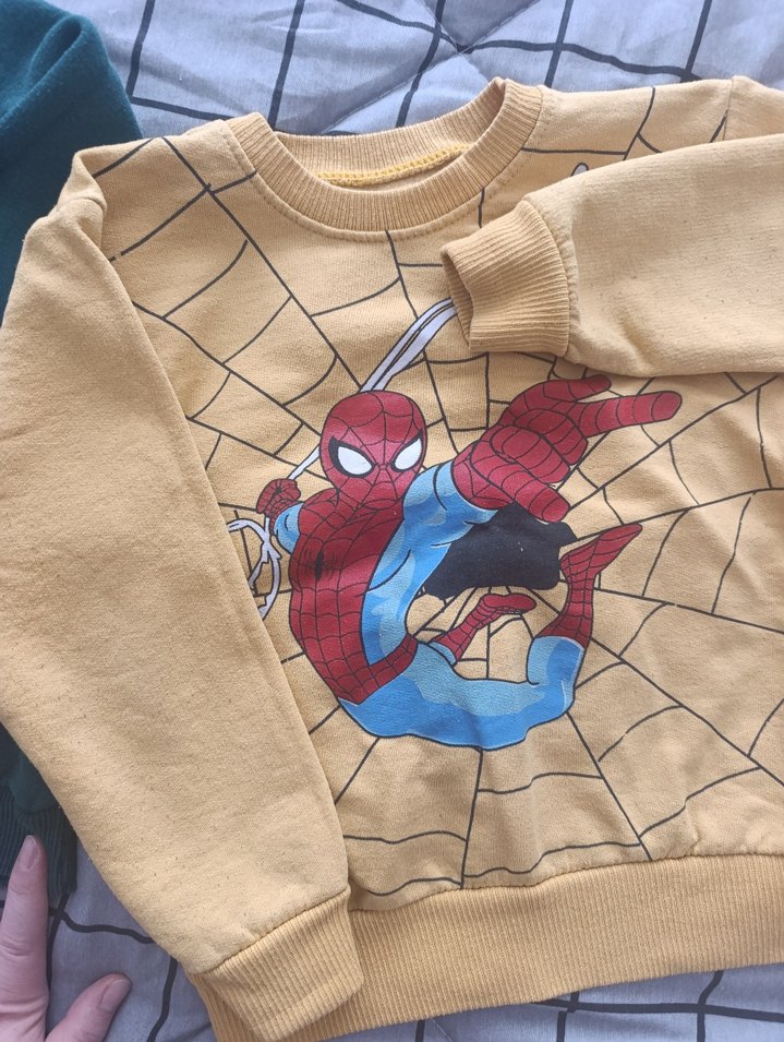 Örümcek Adam Baskılı Sweatshirt - Görsel 3