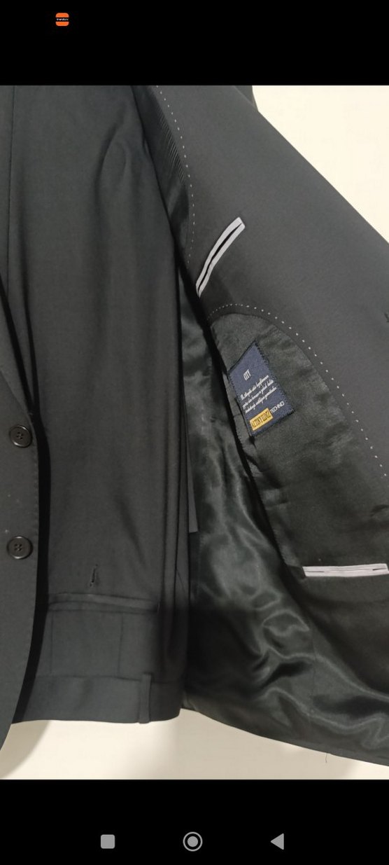 Siyah Erkek Klasik Düz Kesim Takım Elbise - Görsel 2