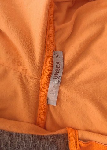 Kız Çocuk Gri Fermuarlı Kapüşonlu Eşofman Takımı - Görsel 4