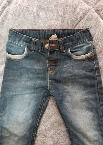 Gri Erkek Çocuk dar Kesim Denim Pantolon - Görsel 2