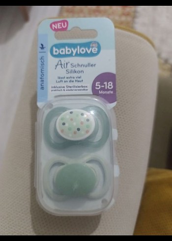 Babydream 3-18 Ay Yeşil Gri Simetrik Emzik Seti - Görsel 2