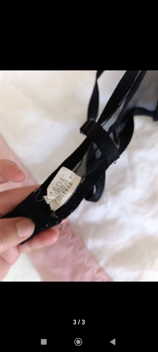 Siyah Sütyen 80numara dolgulu - Görsel 2