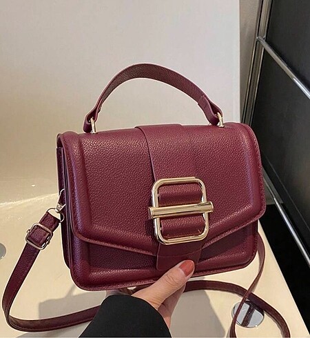  Beden bordo Renk Shein çanta