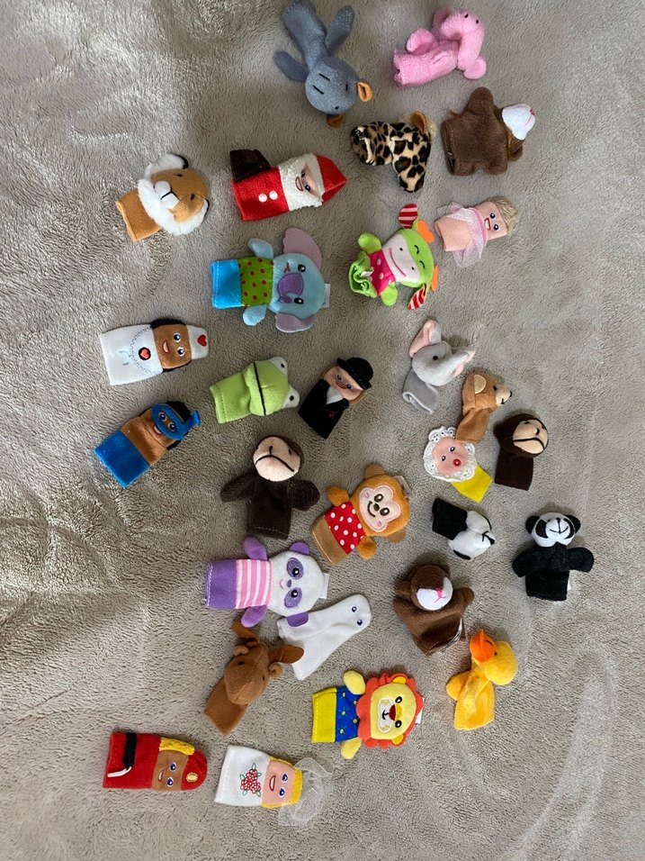 Renkli Parmak Kuklaları Seti - Görsel 4