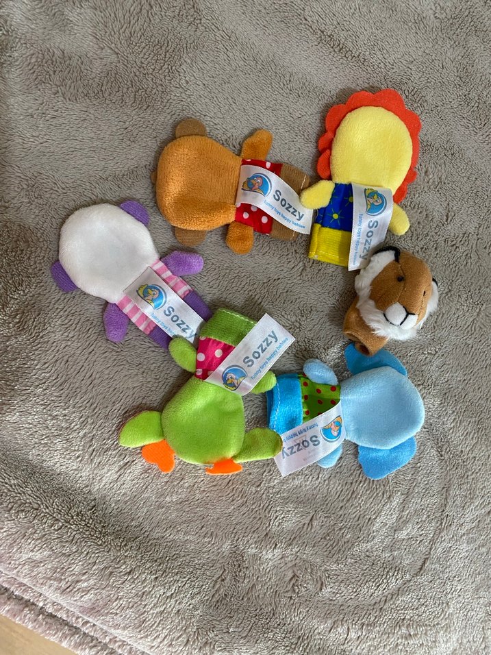 Renkli Parmak Kuklaları Seti - Görsel 3