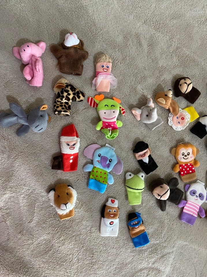 Renkli Parmak Kuklaları Seti - Görsel 2