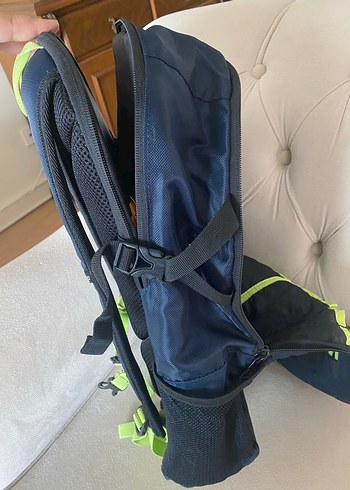 Erkek Mavi Fermuarlı Sırt Çantası - Görsel 6