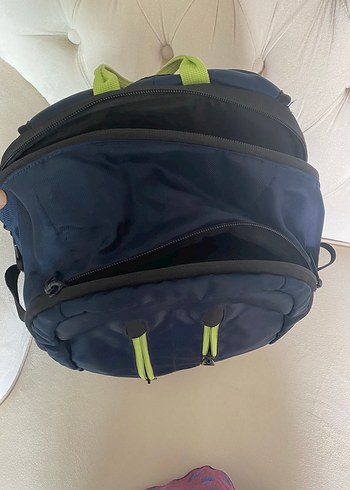 Erkek Mavi Fermuarlı Sırt Çantası - Görsel 4