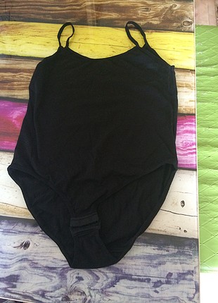 Siyah düz çıtçıtlı body 