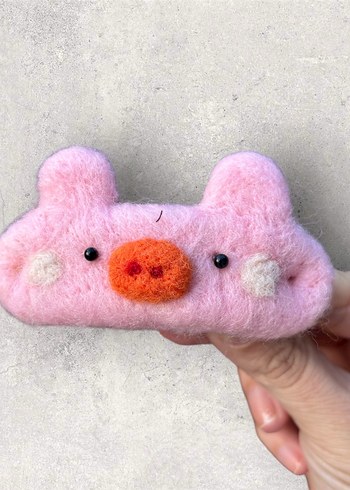 Pembe tasarım  Çocuk Saç Tokası - Görsel 3