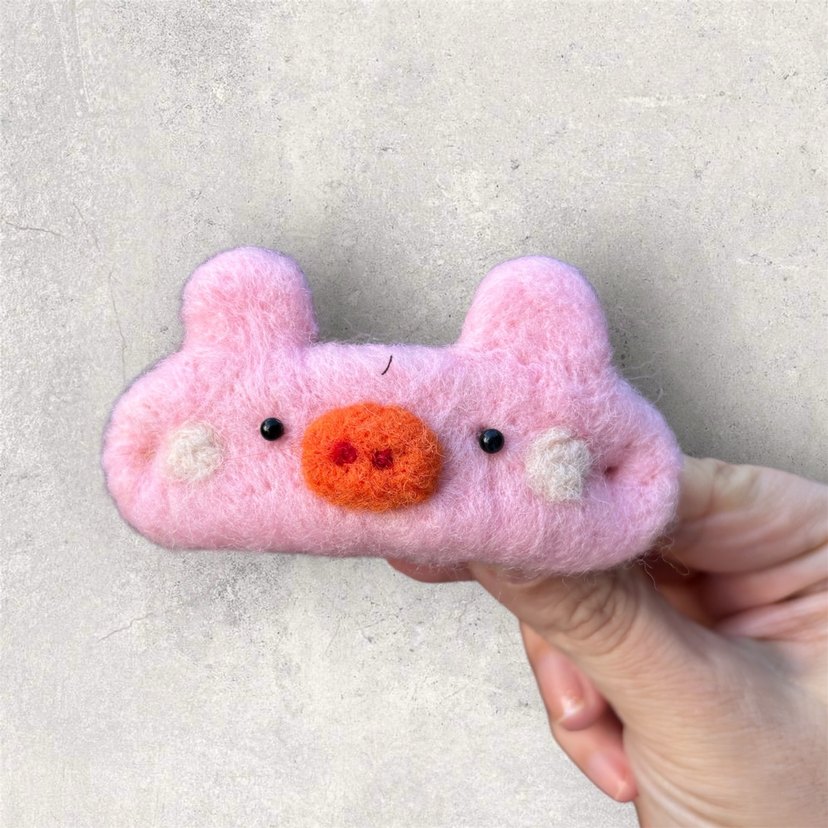 Pembe tasarım  Çocuk Saç Tokası - Görsel 3