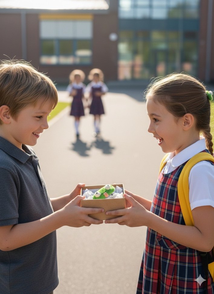 Yeşil Renkli kurbağa Toka - Görsel 3