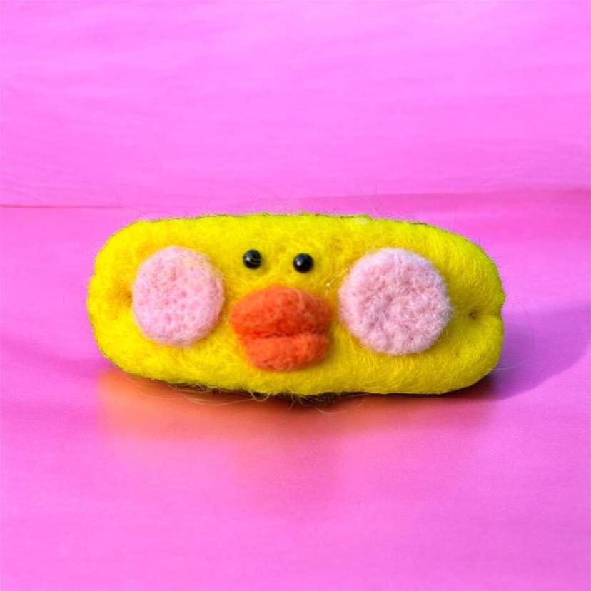 Sarı Çocuk Saç Tokası - Görsel 4