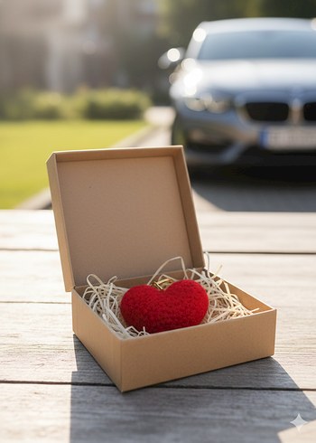 Kırmızı Kalp Anahtarlık - Görsel 2