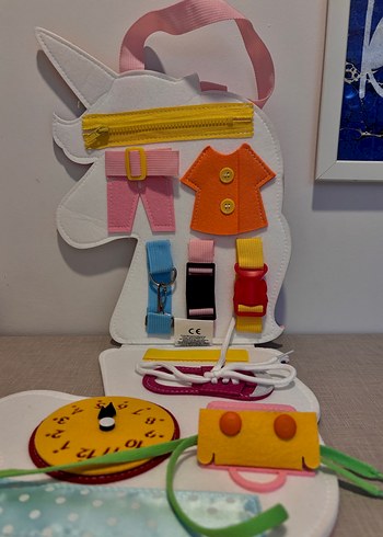 Renkli Unicorn Desenli Çocuk oyun seti - Görsel 3