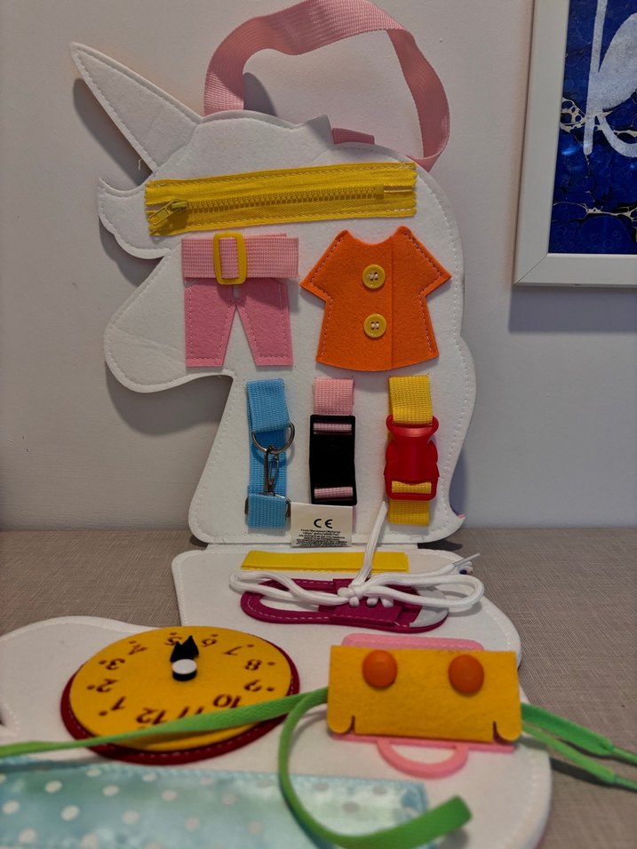 Renkli Unicorn Desenli Çocuk oyun seti - Görsel 3