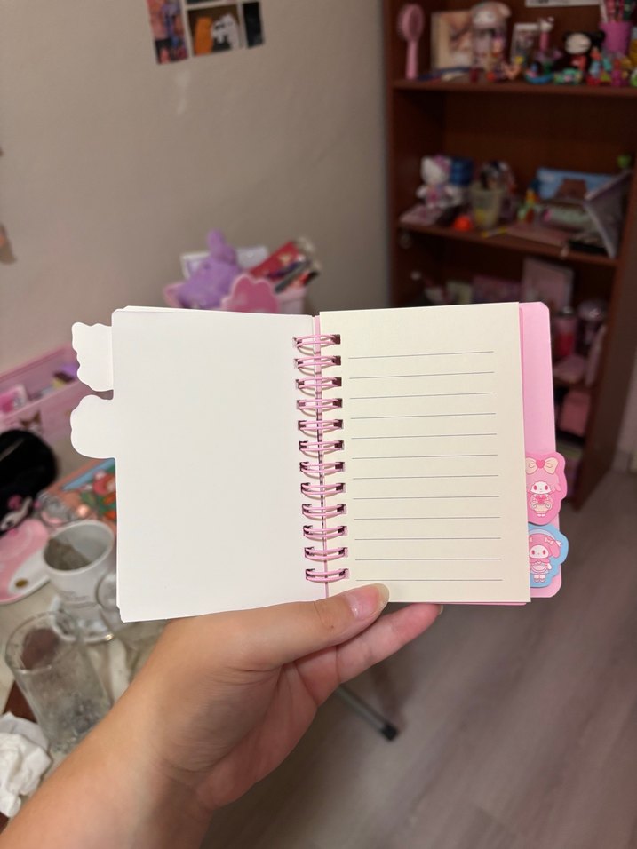 Pastel Pembe Sanrio Spiralli Defter - Görsel 3