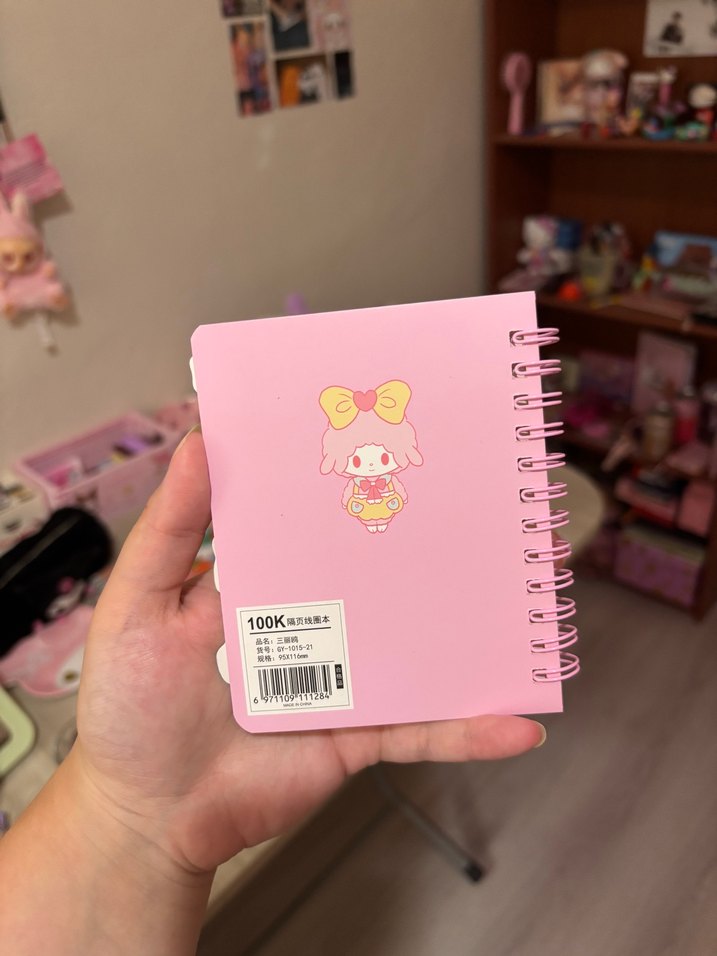 Pastel Pembe Sanrio Spiralli Defter - Görsel 2